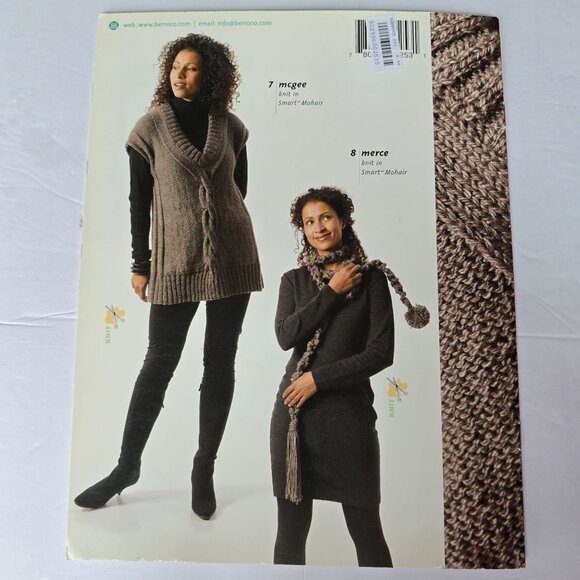 Berroco Smart Mohair #253 Knitting Pattern Book - Picture 4 of 9